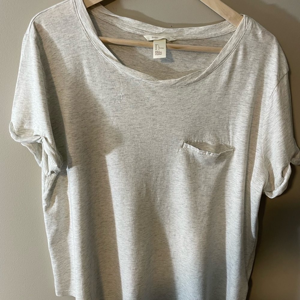 H&M basic Large white